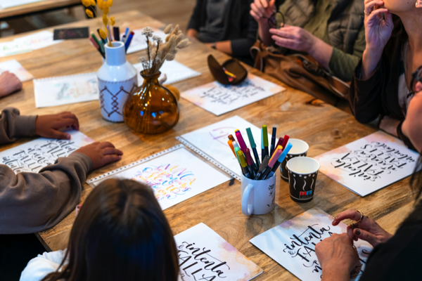 workshop lettering