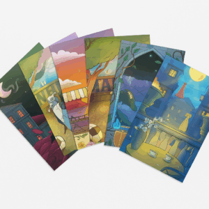 Cartoline Romance Book Party by Loonari – Edizione Limitata